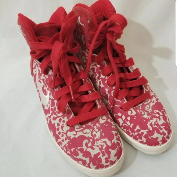 nike floral high tops